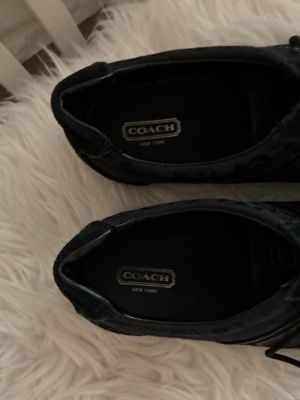 Coach Remonna Signature Sneakers - Black Sz 9.5 - Picture 15 of 15